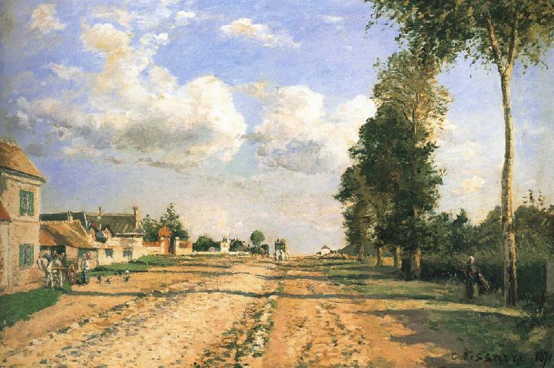 Camille Pissarro Versailles Road Germany oil painting art